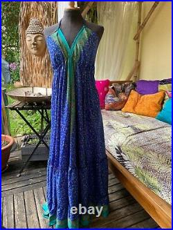 Wholesale Lot Of Silk dress open back dress Indian boho style Beach Wear Dresses