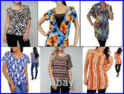 Wholesale Lot Sexy Long Sleeves Women Plus Size Dress Tops Shirt Blouse XL 2X 3X