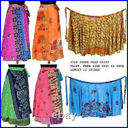 Wholesale Lot Vintage dress Wrap Bohemian Skirt Gypsy Hippie Boho Indian long