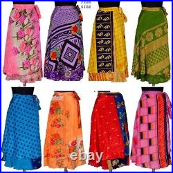 Wholesale Lot Vintage dress Wrap Bohemian Skirt Gypsy Hippie Boho Indian long