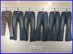 Wholesale Lot of 6 waist size 27 M Women's Clothes David Kahn Denim Jean 109