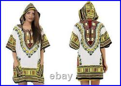 Wholesale Lot of Dashiki Shirts African print Ankara Blouses Hippie Hoodie Top