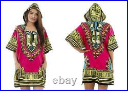 Wholesale Lot of Dashiki Shirts African print Ankara Blouses Hippie Hoodie Top