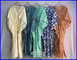 Wholesale Lot of Long Kaftan Indian Women Dress Boho Cotton Caftan Maxi Gown