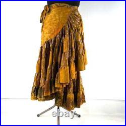 Wholesale Lot of Vintage Silk Saree Boho Skirt Gypsy Hippie Dancing Skirts Dress