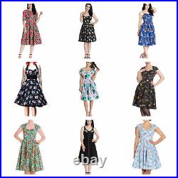 Wholesale Mixed Vintage RETRO 50s Job Lot 10 HELL BUNNY Dresses S 10 #3