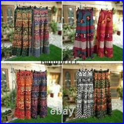 Wholesale Pack of Indian Women Cotton Printed Long Wrap Skirts Gypsy Skirts