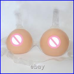 Wholesale Round Silicone Breast Form Dressers Drag Queen Straps 300-1600g/pair