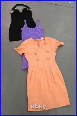 Wholesale Vintage 90s Dress MIX Velvet Velour Lbd Slip X 25