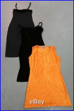 Wholesale Vintage 90s Dress MIX Velvet Velour Lbd Slip X 25