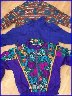 Wholesale Vintage Clothing Crazy Abstract Print Shell Patterned Jackets X 50