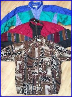 Wholesale Vintage Clothing Crazy Abstract Print Shell Patterned Jackets X 50