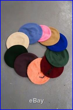 Wholesale Vintage French Beret Hats Mixed Colours X 100