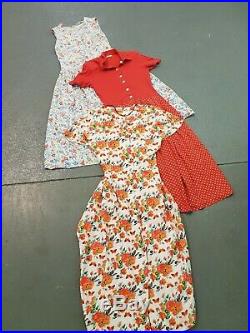 Wholesale Vintage Retro 90s Dresses Button Tie Mixed Grade X 100