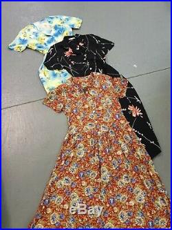 Wholesale Vintage Retro 90s Dresses Button Tie Mixed Grade X 200