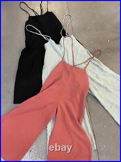 Wholesale Wide leg spaghetti strap Jumpsuit Rompers Y2K Culotte X 100