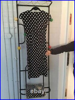 Wholesale joblot Doghouse Vintage dotty wiggle dress, Black x10. Full size range