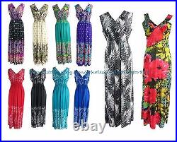 Wholesale lot of 12 boho retro summer Women's Clothing long dresses