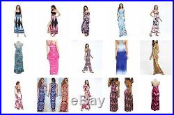 Wholesale lot of 15 long dress maxi sundress beach dress vacation dress halter