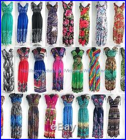 Wholesale lot of 20 long dress maxi sundress beach Bohemian Clothes women summer