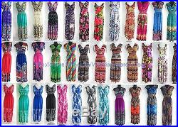 Wholesale lot of 20 long dress maxi sundress beach Bohemian Clothes women summer