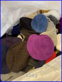 Wholesale vintage Berets Hats Colours and Black Clearance X 100