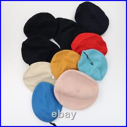 Wholesale vintage Berets Hats Colours and Black Clearance X 200