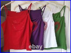Wholesale womens 3/4 bottoms/vests/corset/t-shirts joblot x 75 items by Pikkanto