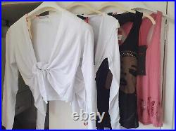 Wholesale womens 3/4 bottoms/vests/corset/t-shirts joblot x 75 items by Pikkanto