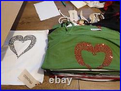 Wholesale womens 3/4 bottoms/vests/corset/t-shirts joblot x 75 items by Pikkanto