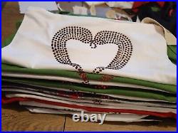 Wholesale womens 3/4 bottoms/vests/corset/t-shirts joblot x 75 items by Pikkanto