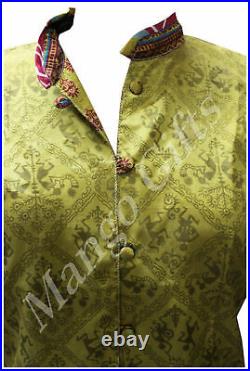 Women Wear Indian Silk Sari Tunic Top Boho Vintage Clothing Wholesale Lot 25 Pcs