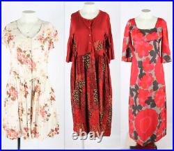 Women Wholesale Dresses Vintage 90s Retro Job Lot Smart Casual Floral x20 Lot816