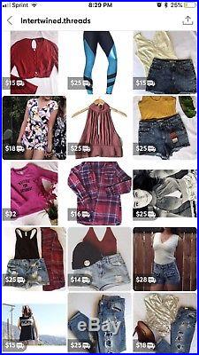 Women's Clothing Lot- 50 pcs Wholesale listing/ Various sizes and brands