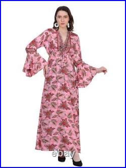 Women's Smocked Long Maxi Pageant Floral Dress with Sleeve Wholesale Mix Lot