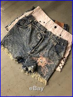X75 Vintage Womens Denim Shorts clothing wholesale joblot