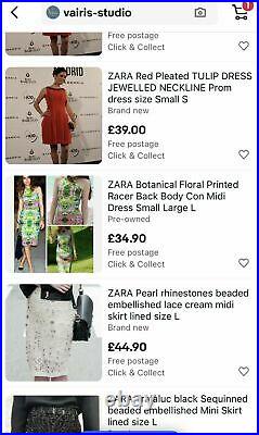 ZARA wholesale job lot over 600pcs mixed stock Clothing Dress Top bags shoes